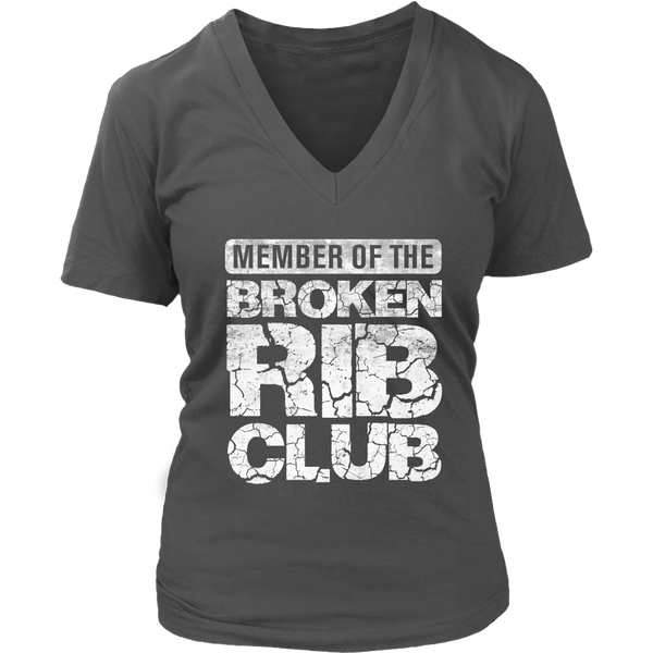 Broken Rib Club T-Shirt - Injured Bones and Ribs T Shirt