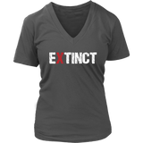 End Extinction Tee - Extinct T-Shirt - Animal Awareness - Womens Plus Size Up To 4X