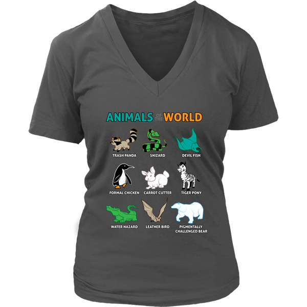 Funny T-Shirt - Wildlife Humor Tshirt - Animals Tee - Womens Plus Size up to 4X