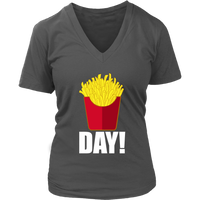 French Fries Day T-Shirt - Friday - Fast Food Party Tshirt - Womens Plus Size up to 4X