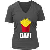 French Fries Day T-Shirt - Friday - Fast Food Party Tshirt - Womens Plus Size up to 4X