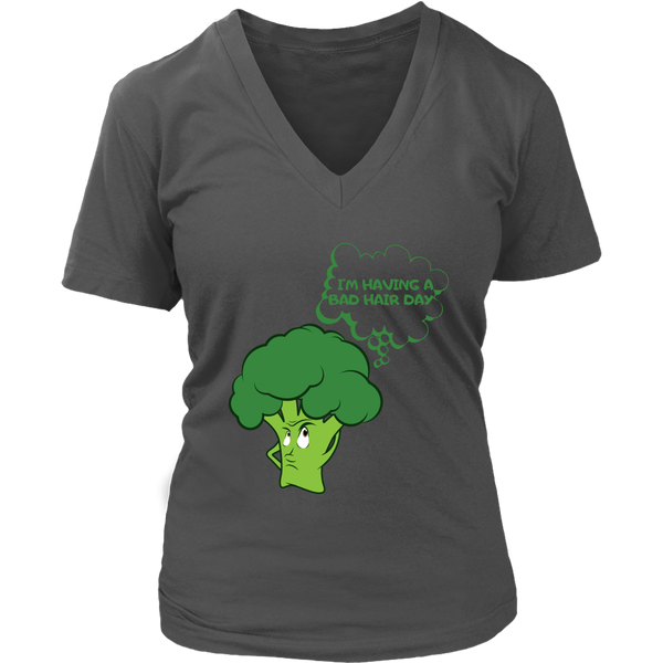 Funny Broccoli Veggie Joke Tshirt - Vegetarian Vegan Humor - Womens Plus Size Up To 4X