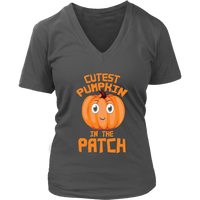 Cute Pumpkin Halloween Tshirt - Womens Costume Party T-Shirt - Plus Size Up To 4X