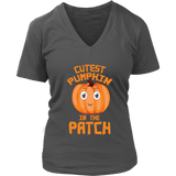 Cute Pumpkin Halloween Tshirt - Womens Costume Party T-Shirt - Plus Size Up To 4X