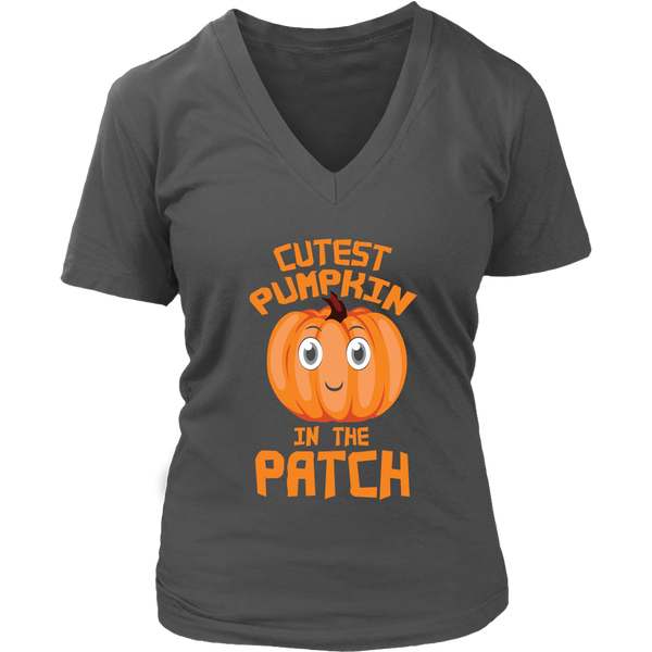 Cute Pumpkin Halloween Tshirt - Womens Costume Party T-Shirt - Plus Size Up To 4X