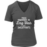 Dog Hair T-Shirt - Relaxed Weekend Tshirt - Dog Owners Tee - Womens Plus Size Up To 4X