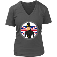 British Bobby Policeman Tshirt - UK English Police Officer - Womens Plus Size Up To 4x