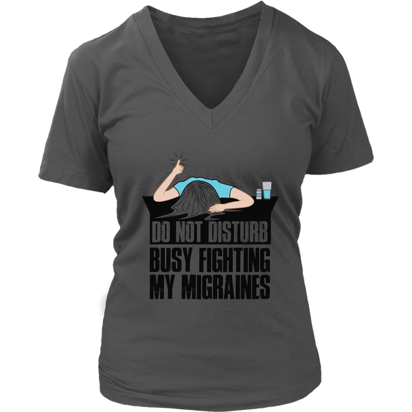 Migraine Awareness T-Shirt - Womens Novelty Tee - Womens Plus Size Up To 4X