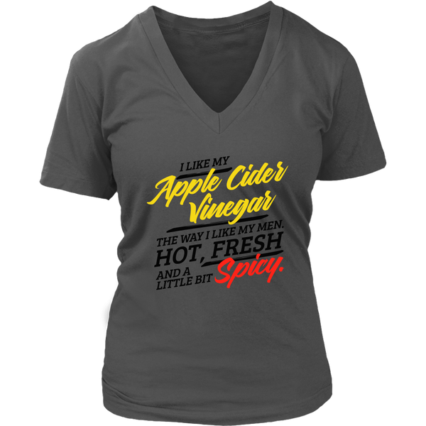 Apple Cider Vinegar T-Shirt - Funny Tshirt - Sexy Women's T - Womens Plus Size Up To 4X