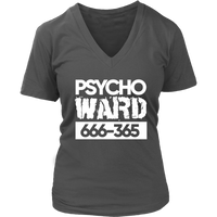 Psycho Ward T-Shirt - Crazy Mad Tshirt - Halloween Costume - Womens Plus Size up to 4X