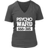 Psycho Ward T-Shirt - Crazy Mad Tshirt - Halloween Costume - Womens Plus Size up to 4X