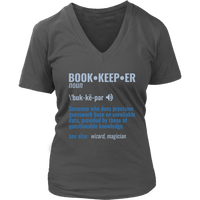 Bookkeeper Funny Definition Joke Tshirt - Accountant Tee - Womens Plus Size Up To 4X