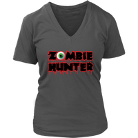 Zombie Hunter Halloween T-Shirt - Bloody Zombies Tee Scary T - Womens Plus Size up to 4X