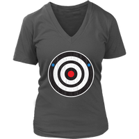 Bullseye Axe Throwing Sport T-Shirt - Bull's Eye Ax Throwing - Womens Plus Size Up To 4X