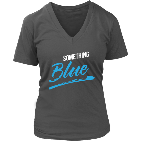 Something Blue - Wedding Gift - Bride Shirt - Novelty Tee - Womens Plus Size Up To 4X