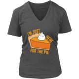 Autumn Pumpkin Pie Tshirt - Thanksgiving Holiday Food Tee - Womens Plus Size Up To 4X