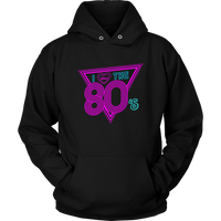 I Love The 80's Hoodie Neon Lights Disco 80s Throwback Hooded Sweatshirt Up to 5X