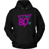 I Love The 80's Hoodie Neon Lights Disco 80s Throwback Hooded Sweatshirt Up to 5X