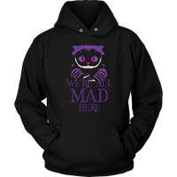 Evil Cheshire Cat Hoodie - Mad Sweatshirt - Scary Long Sleeve - Plus Size Up To 5X