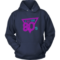 I Love The 80's Hoodie Neon Lights Disco 80s Throwback Hooded Sweatshirt Up to 5X