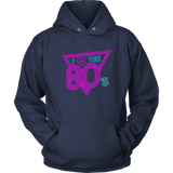 I Love The 80's Hoodie Neon Lights Disco 80s Throwback Hooded Sweatshirt Up to 5X