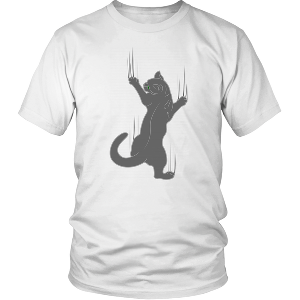 Cat T-Shirt - Climbing Cat Men's TShirt - Fun Cat Tee Shirt