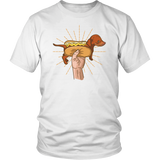 Funny Men's T-Shirt - Cute Wiener Dog T Shirt - Graphic