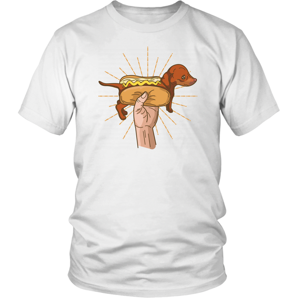 Funny Men's T-Shirt - Cute Wiener Dog T Shirt - Graphic