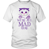 Evil Cheshire Cat Men's T-Shirt - Mad Tshirt - Scary Tee Shirt