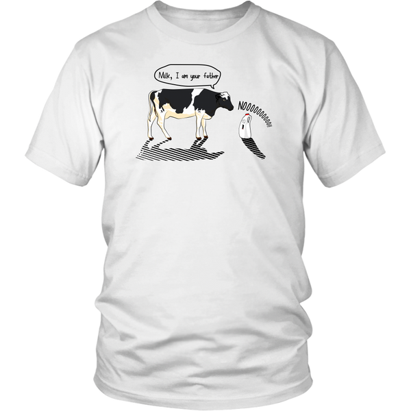 Cow and Milk - Funny Parody Men's T-Shirt - Movie Quote Tshirt