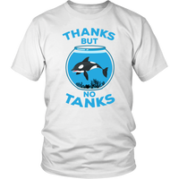 No Tanks - Awareness Men's T-Shirt -Protect Animals Tshirt - Love