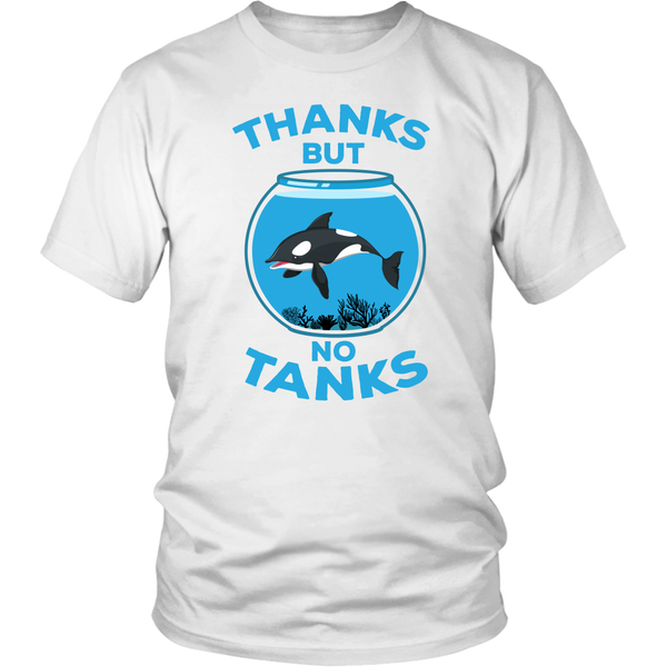 No Tanks - Awareness Men's T-Shirt -Protect Animals Tshirt - Love