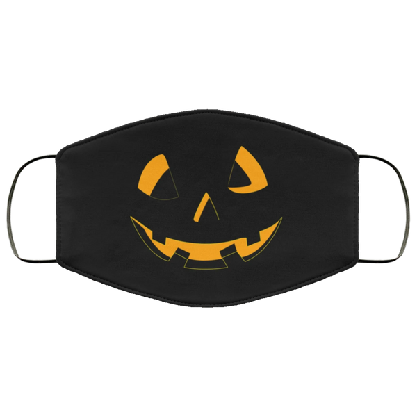 Cute Jack O Lantern Face Mask Anti-Bacterial Micro Knit Polyester Stretchy Pumpkin Head JackOLantern Halloween Fabric Face Masks 2