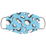 Cute Penguins Face Mask Anti-Bacterial 3 Layer Stretchy Animal Print Love Penguin Fabric Fashion Face Masks