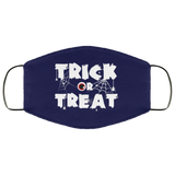 Trick Or Treat Halloween Face Mask Anti-Bacterial Micro Knit Polyester Stretchy Eyeball Spider Fabric Face Masks