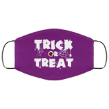 Trick Or Treat Halloween Face Mask Anti-Bacterial Micro Knit Polyester Stretchy Eyeball Spider Fabric Face Masks