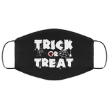 Trick Or Treat Halloween Face Mask Anti-Bacterial Micro Knit Polyester Stretchy Eyeball Spider Fabric Face Masks