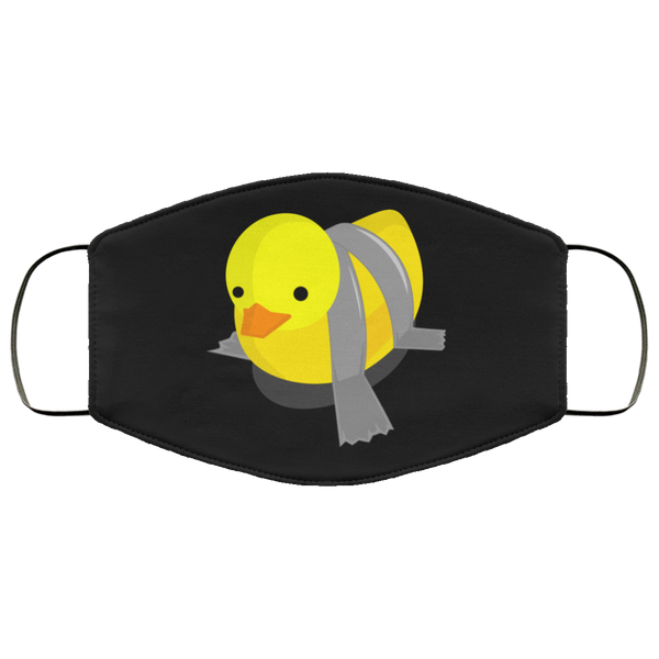 Duct Tape Duck Face Mask Copper Infused Anti-Bacterial 3 Layer Stretchy DIY Funny Repairman Handyman Animal Pun Fabric Face Masks