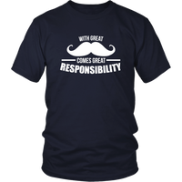 Great Mustache - Funny T-Shirt - Manly Tshirt - Novelty