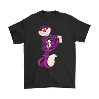 Cheshire Cat T-Shirt Purple Cat Floating Shirt