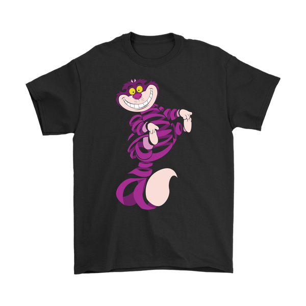 Cheshire Cat T-Shirt Purple Cat Floating Shirt