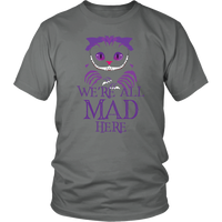 Evil Cheshire Cat Men's T-Shirt - Mad Tshirt - Scary Tee Shirt