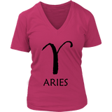 Aries T-Shirt - Zodiac Sign Tshirt - Horoscope Tee Shirts - Womens Plus Size Up To 4X