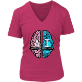 AI Brain Science Tshirt - Artificial Intelligence T-Shirt - Womens Plus Size Up To 4X