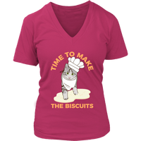 Cute Cat Kneeding Biscuits Tshirt - Kitty Lover T-Shirt - Womens Plus Size Up To 4X