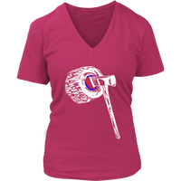 Axe Throwing Target Tshirt - Swing Master - Weird Hobby - Womens Plus Size Up To 4X