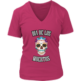 Halloween Mexican Skull Tshirt - Dia de los Muertos Dead Day T-Shirt - Womens Plus Size Up To 4X