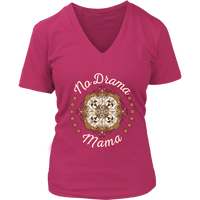 No Drama Mama - Mother's Day Shirt - Mom Graphic T-Shirt - Womens Plus Size Up To 4X