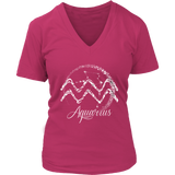 Aquarius T-Shirt - Zodiac Sign Tshirt - Horoscope Tee Shirts - Womens Plus Size up to 4X