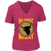 Bull Market Stocks Tshirt - Stock Exchange Trader T-Shirt - Womens Plus Size Up To 4X